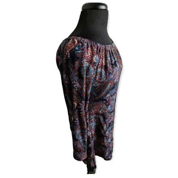 WinWin Paisley Bell Sleeve Tunic Size Small-Medium - Picture 7 of 14